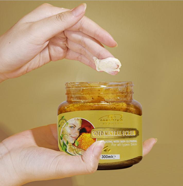 OEM Multiple Flavor Snail Deep Cleansing Gold Mineral Moisturizing Exfoliating Scrub