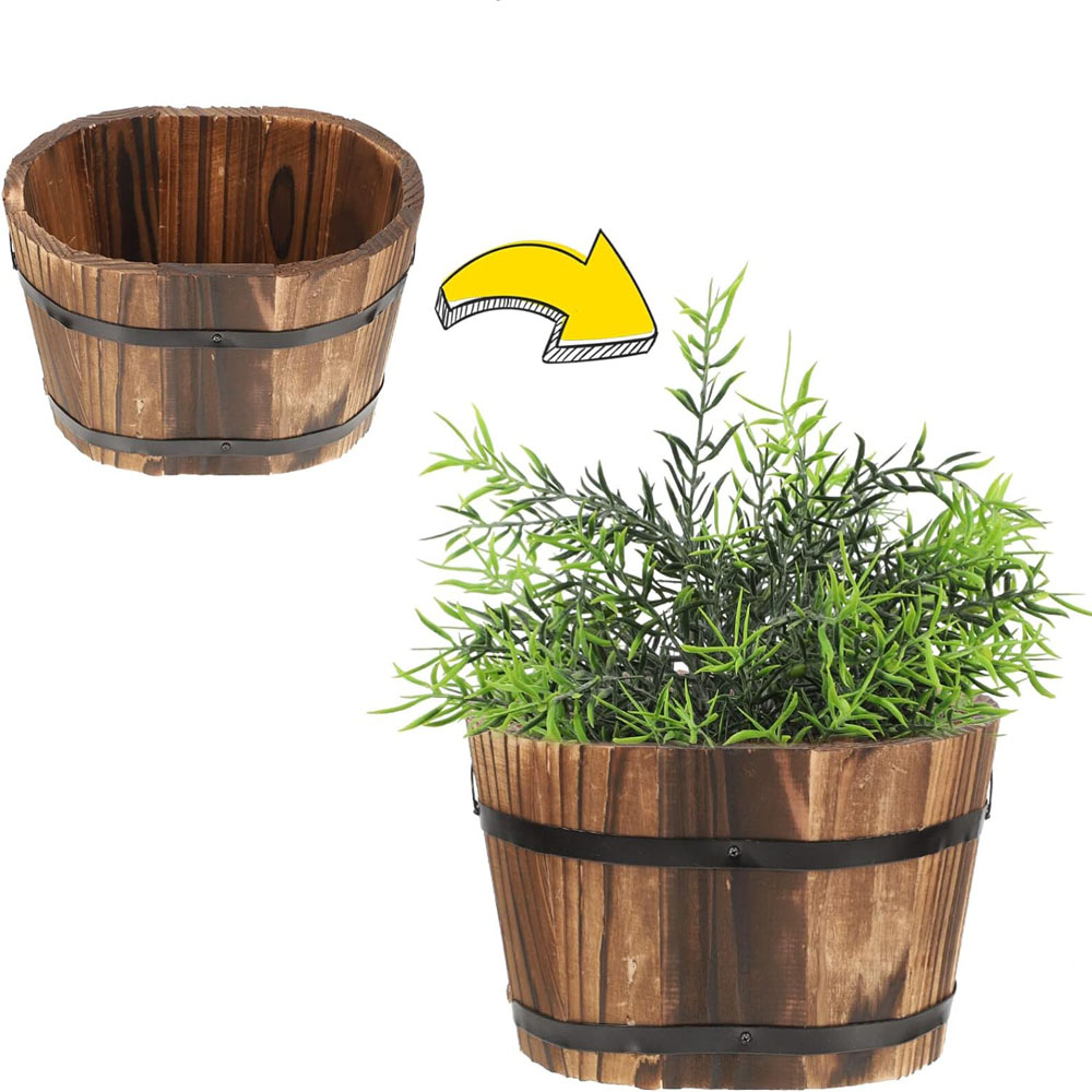 Ведро деревянное 3 штуки