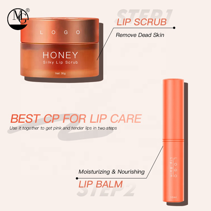 Organic Natural Vegan Lightening Scrub Moisturizing New Care Lip Balm