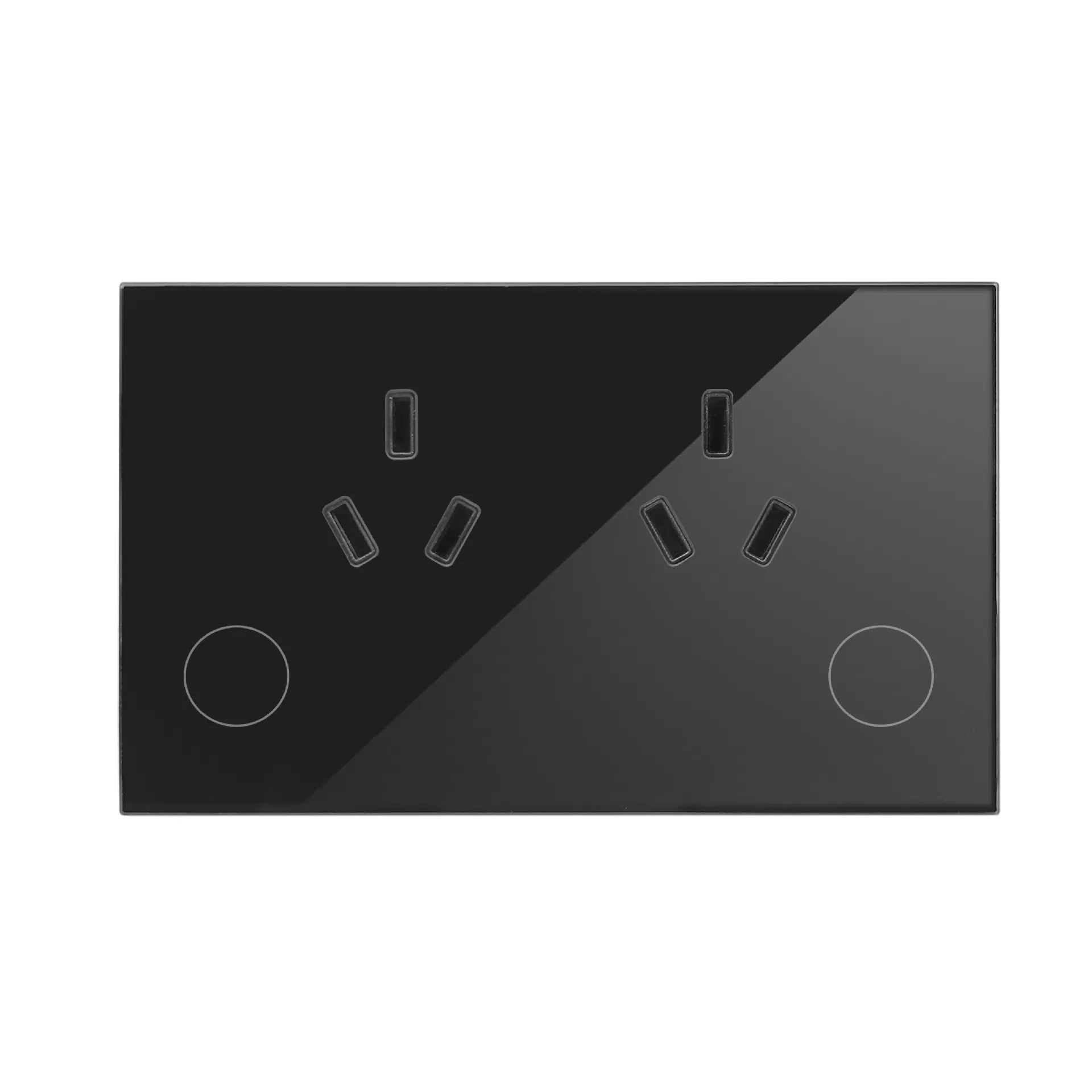 Australian WiFi Smart Dual Socket Wall Socket with SAA Touch Panel Dual Power Supply