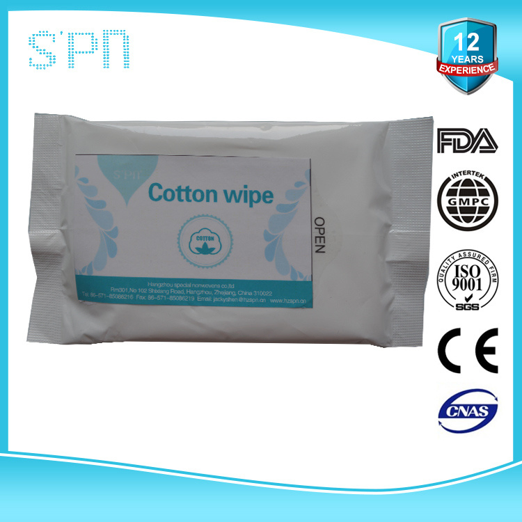 Special Nonwovens Non-Staining Flushable Widely and Conveniently Cleaning Disinfection Soft Wet Wipe with Printing