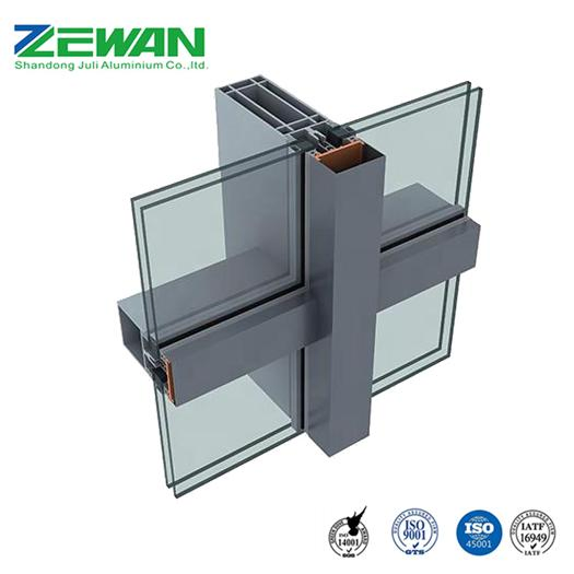 Aluminium Extrusion Profile for Architectural Building Window Door Curtain Wall 6063 T5 Profile