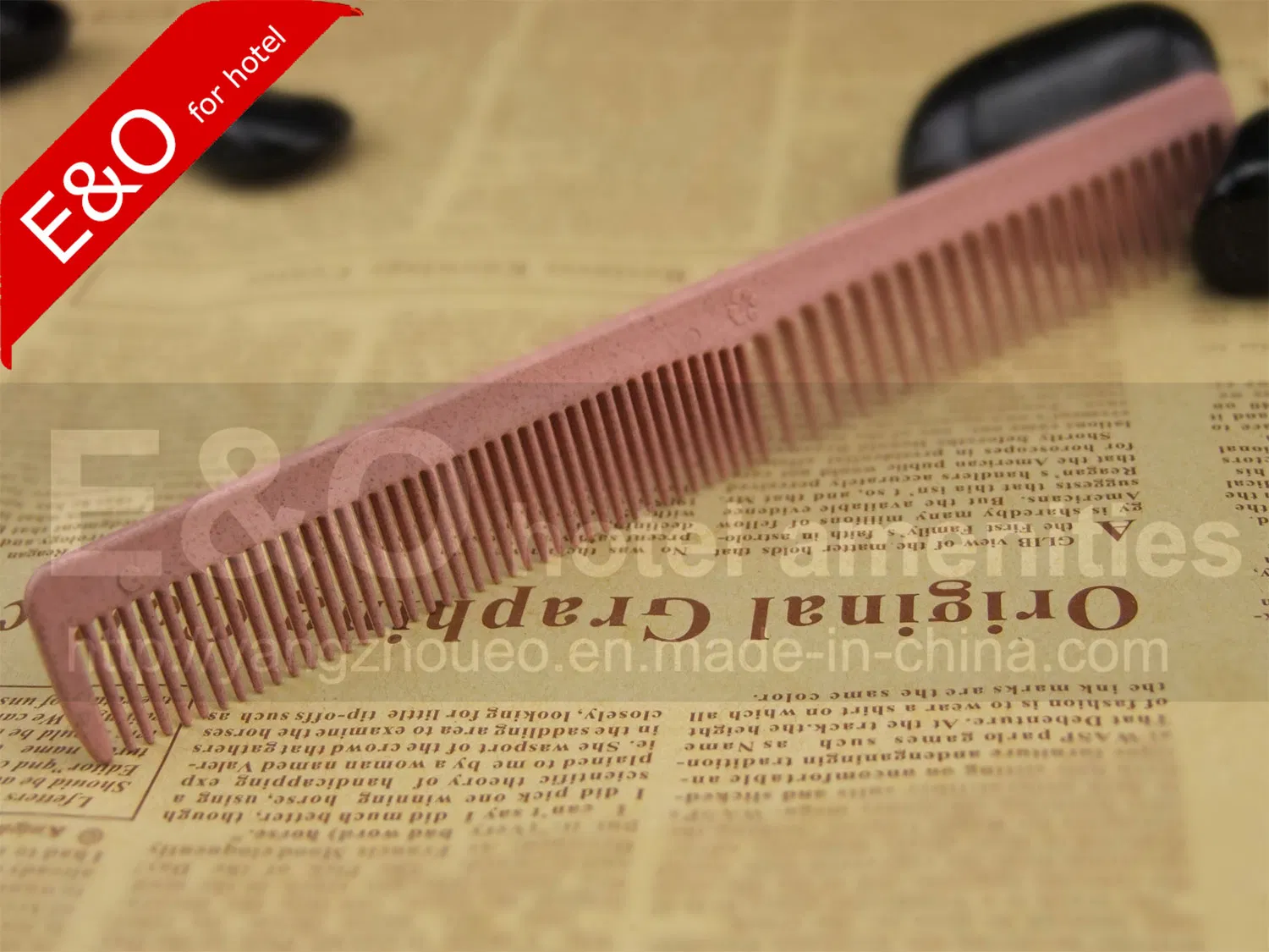 Biodegradable Hotel Long Comb for Hair