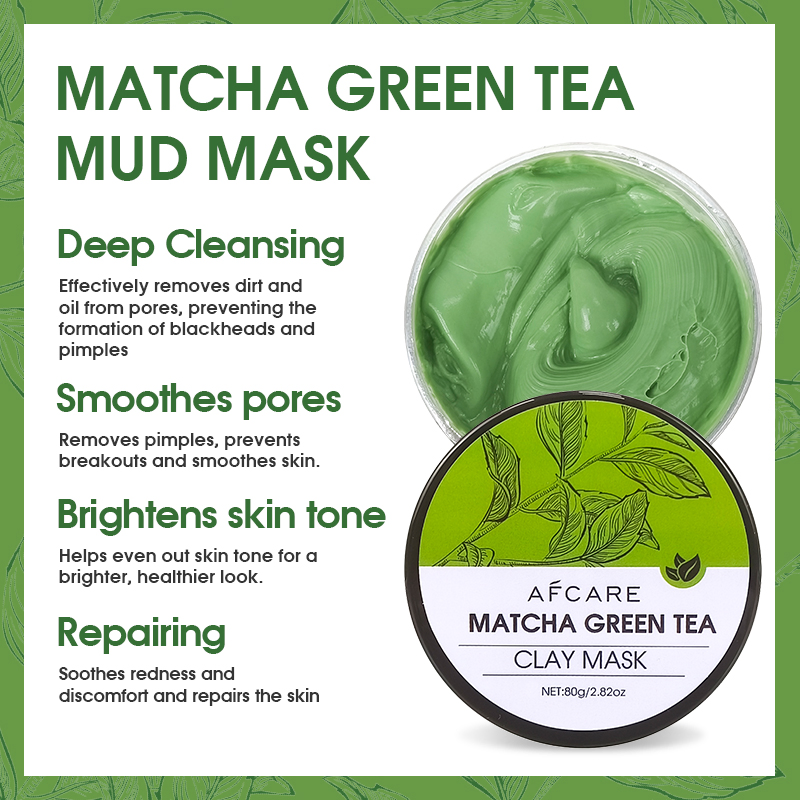 Cleansing & Smoothing and Volcanic Mud & Matcha Green Tea Cleansing Mask Mud
