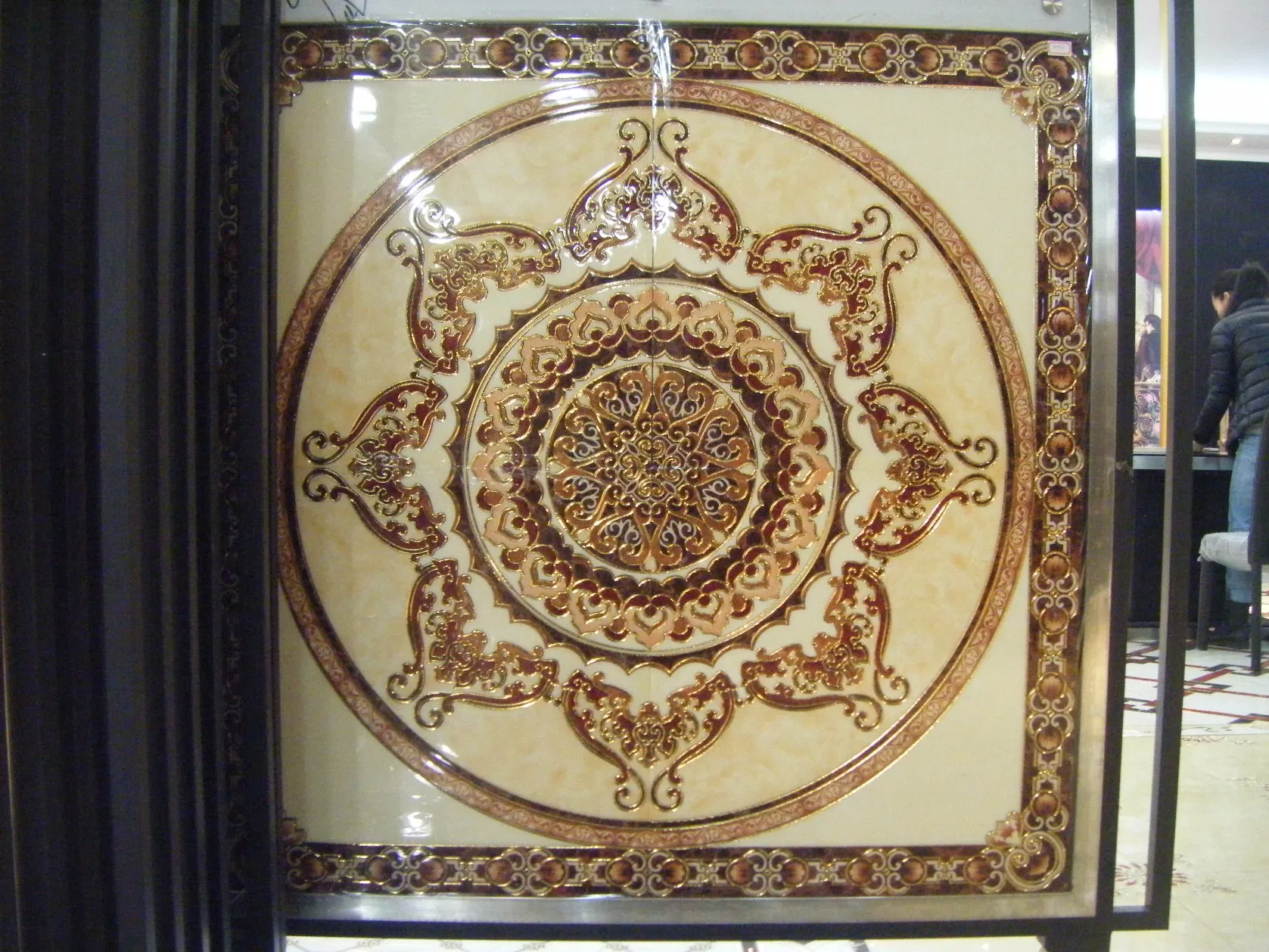 Полированная керамогранитная плитка Golden Living Room