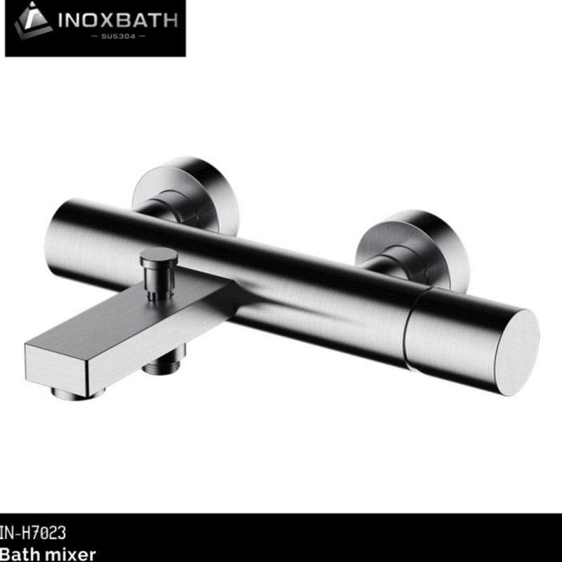 Modern Wall Mounted Bathroom Taps Stainless Steel Shower Set Mixer Faucet Set