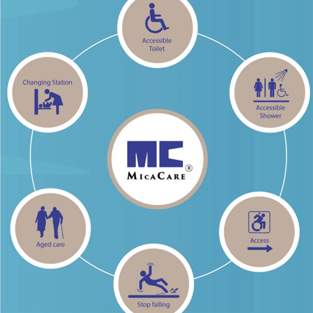 a Horizontal Baby Changing Table for The Bathroom with a Safety Belt.