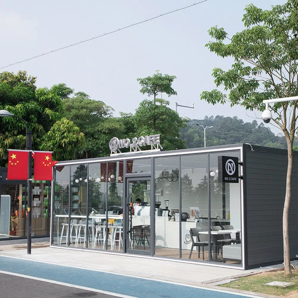 Pergola aluminium Prefabricated Conservatory Sunroom Sunrooms Garden House Food & Beverage Glass Enclosed Gazebo for Cafes and Coffee Shops