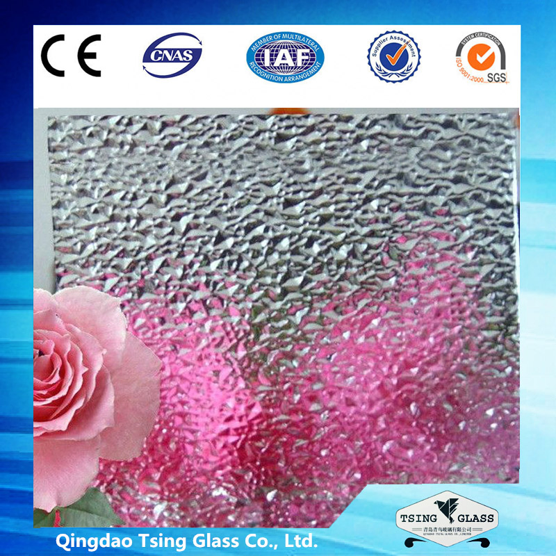 3mm 4mm 5mm 6mm Clear Patterned Glass/Decorative Glass/Building Glass