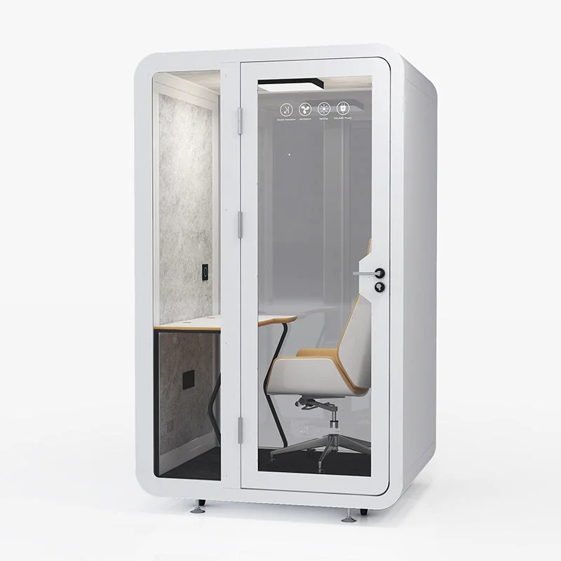 Quiet Acoustic Soundproof Steel Frame Phone Booth for Office Indoor Recording Studio for Home Outdoor Use Big Size Apartments