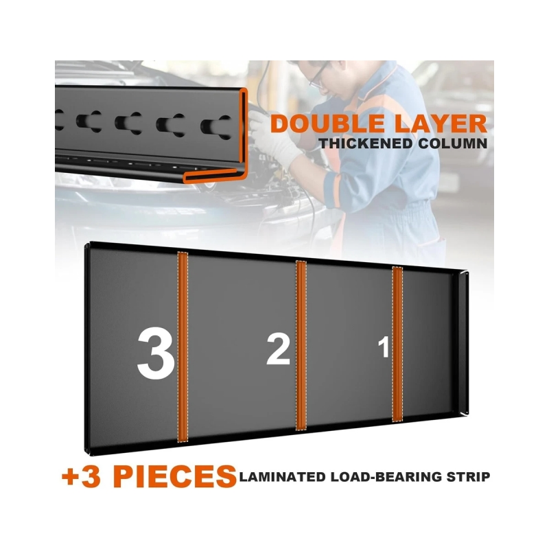 Adjustable Industrial Garage Home Workshop Tool Storage