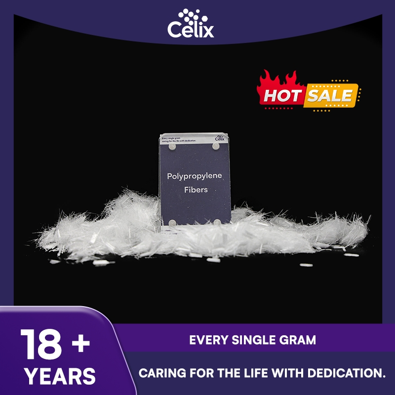 Celix Polypropylene Fibers PP1030 Repels Water Effectively in Concrete Mortar