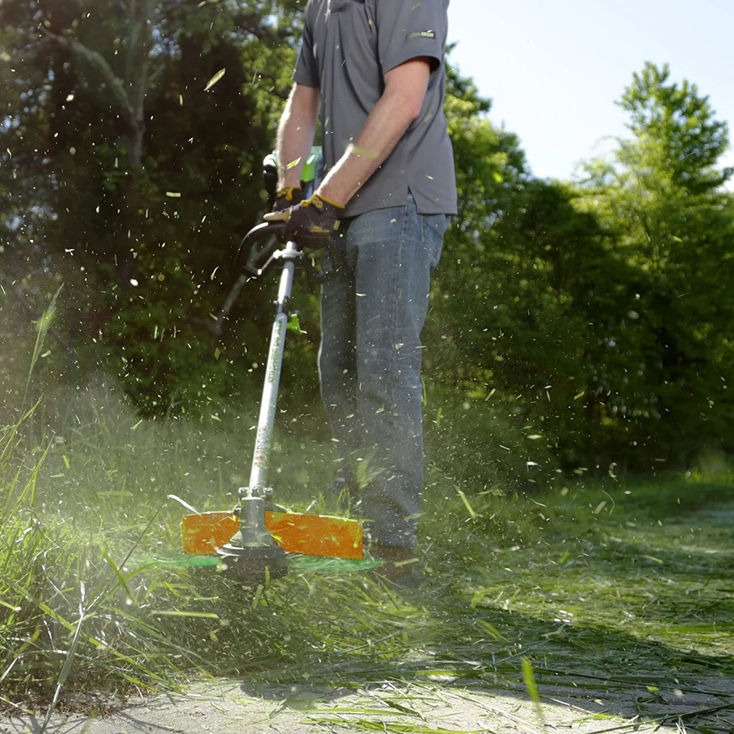 Lightweight Powerful 1200W 2 in 1 Corded Grass Trimmer Electric Brush Cutter