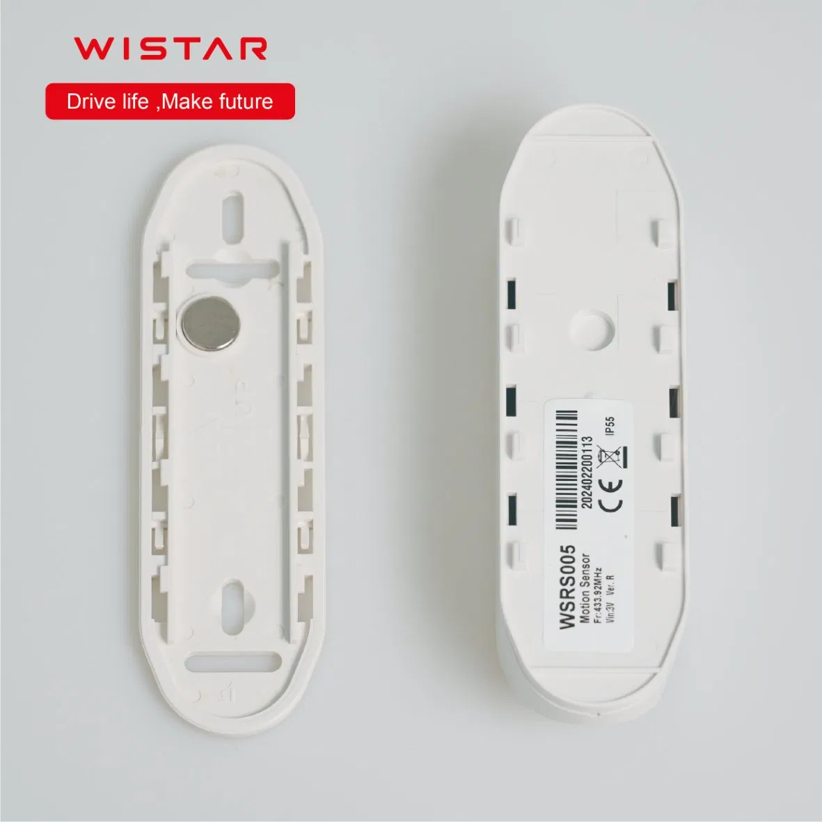 Wireless 433.92MHz Rolling Code IP65 Motion Sensor (RS005)