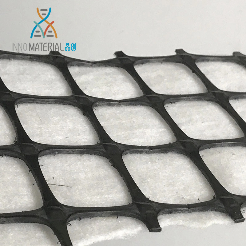 High Tensile Strength Plastic /Polyester Geogrid for Road Construction