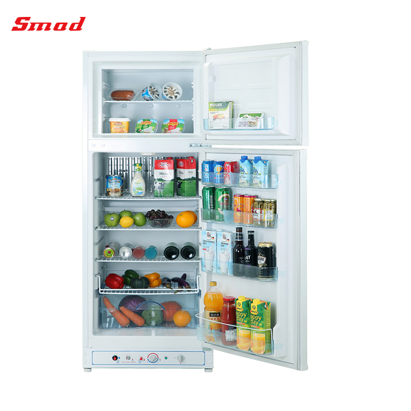 LPG/Kerosene and 220V 2 Way Double Door Propane Gas Refrigerator