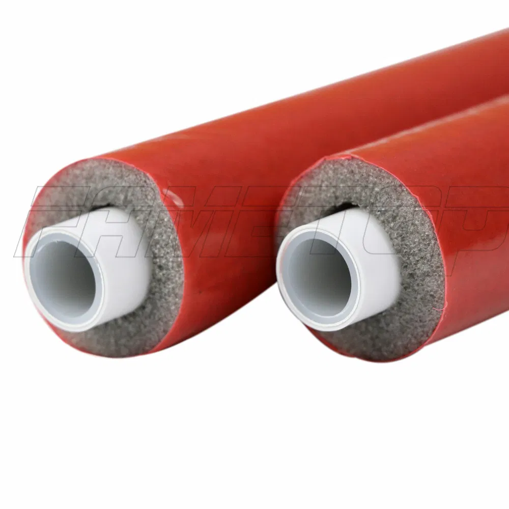 Insulated Pex-Al-Pex Multilayer Pipe with Red or Blue Color