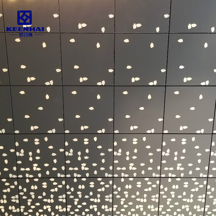 Shopping Mall Lay in Ceiling Decorative Suspended Aluminum False Ceiling Perforated Aluminum Board System Ceiling