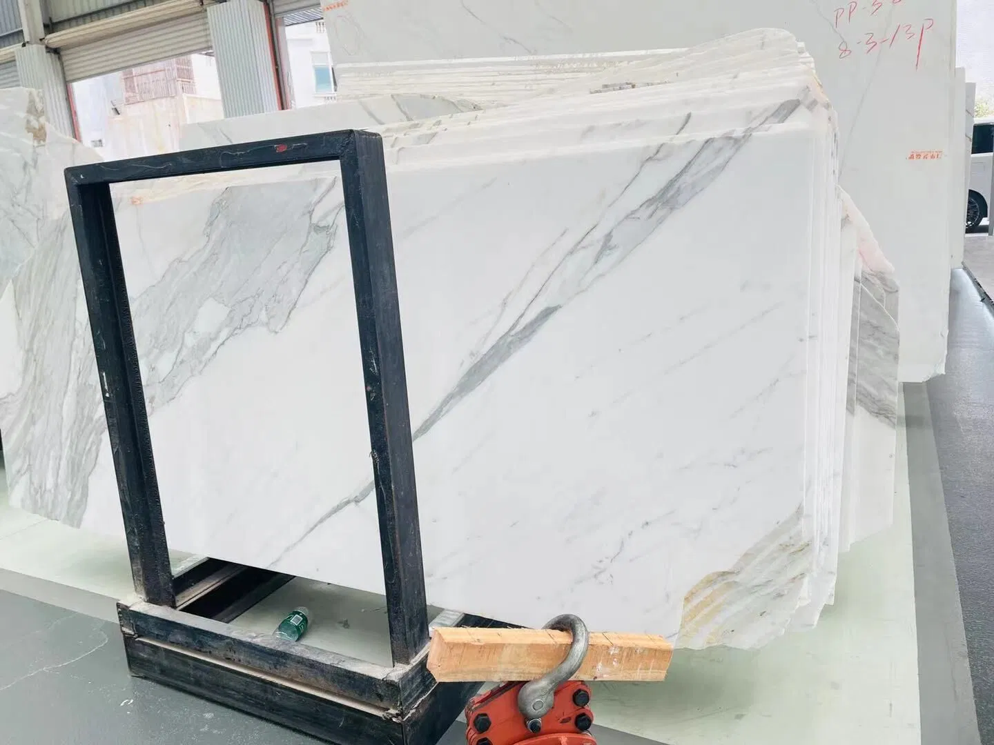 Imported Natural Stone Top Quality Polished Calacatta White Slabs Marble for Wall Tiles/Vanity Tops/Slabs Tiles/Floor Tiles/Countertops