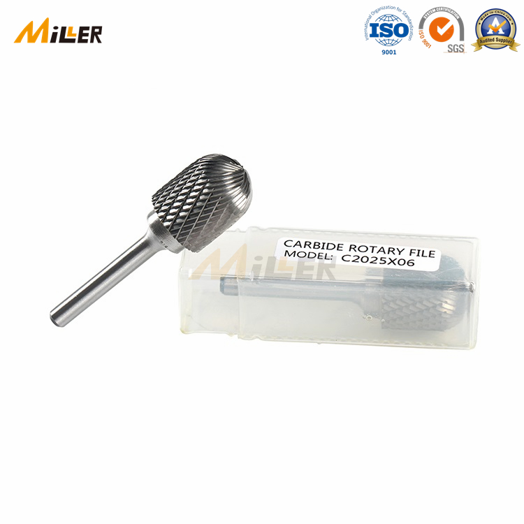 Фреза карбидная цилиндрическая с двойной насечкой