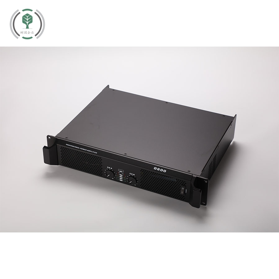 2-Channel 600W High Power Professional Stage Performance Power Amplifier