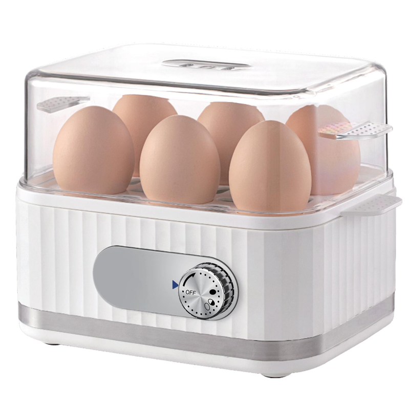 Rapid Egg Cooker Electric for 6 Eggs Capacity, Auto Shut-off Feature