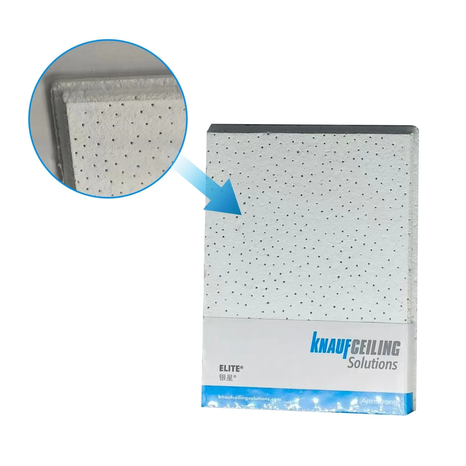 Mineral Wool Sound Absorption Panel with Wedge Profile for Professional Recording Studio Acoustic Treatment