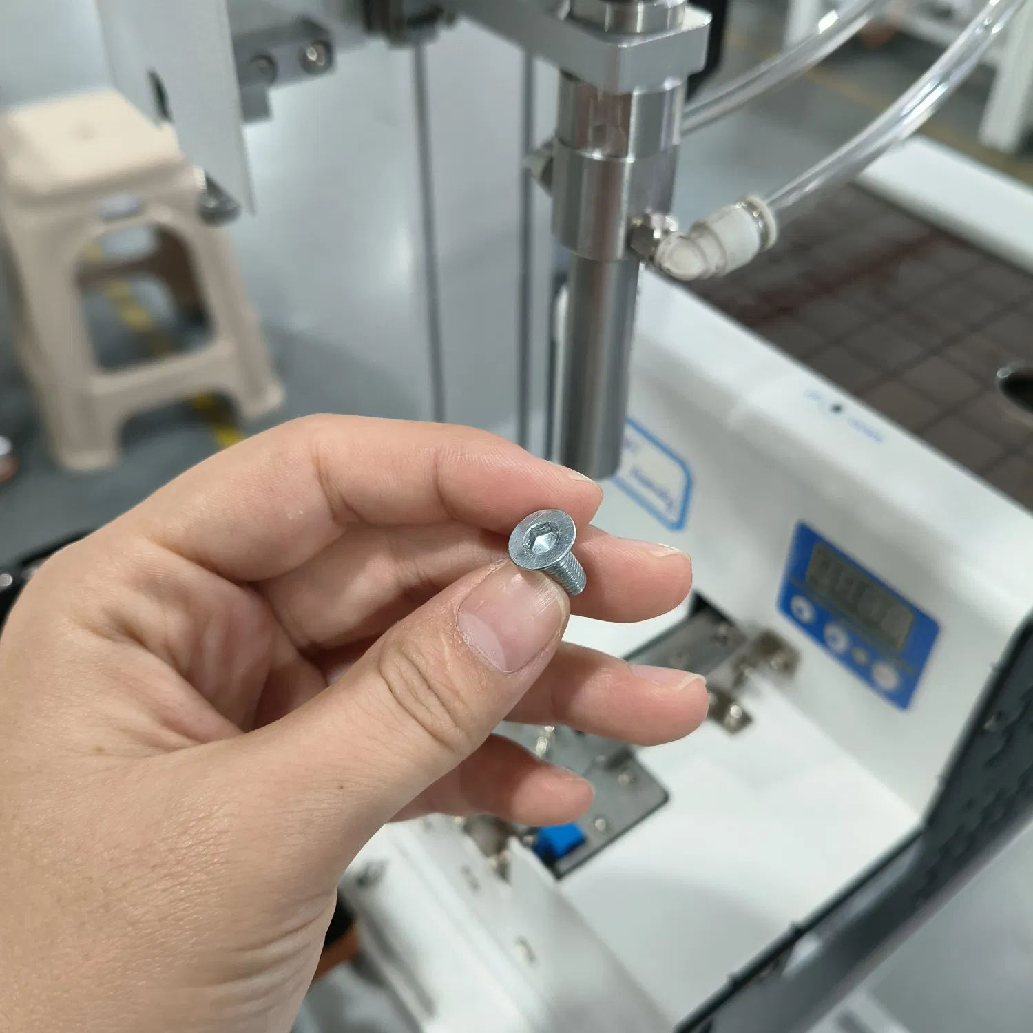 Bba Quality Goods Robot Screwing Equipment Double Platform Screw Locking Machine Robot De Fijacin De Tornillomquina De Dispensador De Tornillo