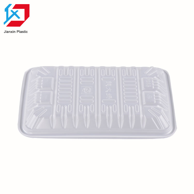 Black PP Plastic Food Tray Supermarket Vegetable Fruit Tray Plastic Tray
