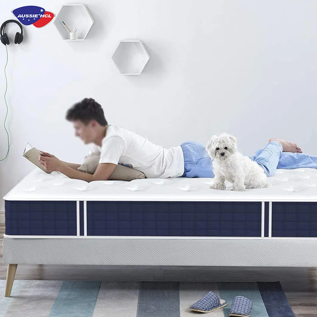 Aussie HCl Anti-Stress Mattress 160X200 Cm Pocket Spring Memory Foam Multilayer Composition Ergonomic 7 Comfort Zones Mattresses