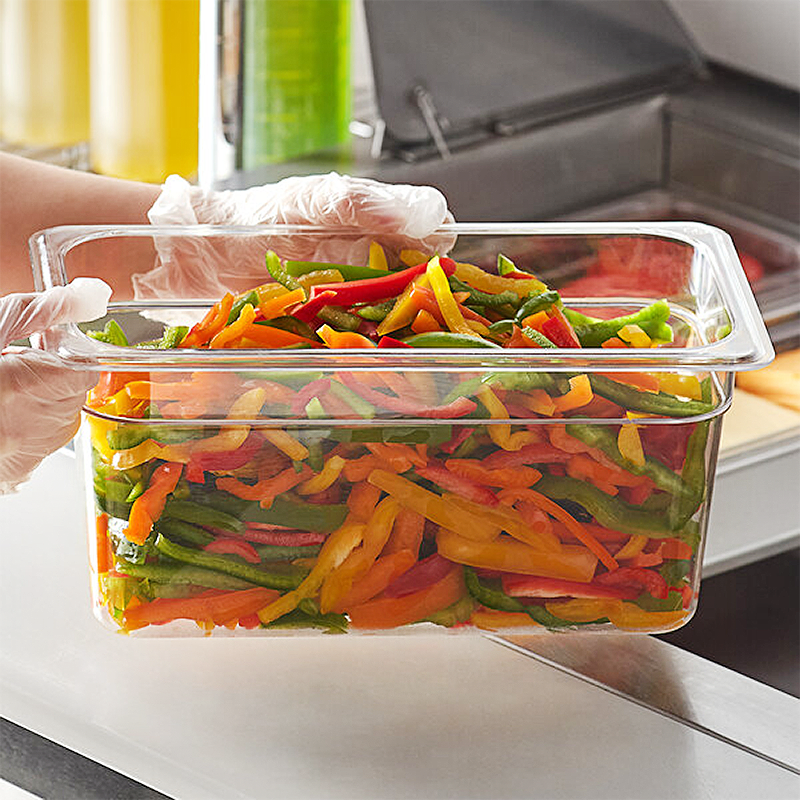 Gn 1/3 Hotel& Restaurant Food Container Gn Food Pan Plastic PC Gn Pan