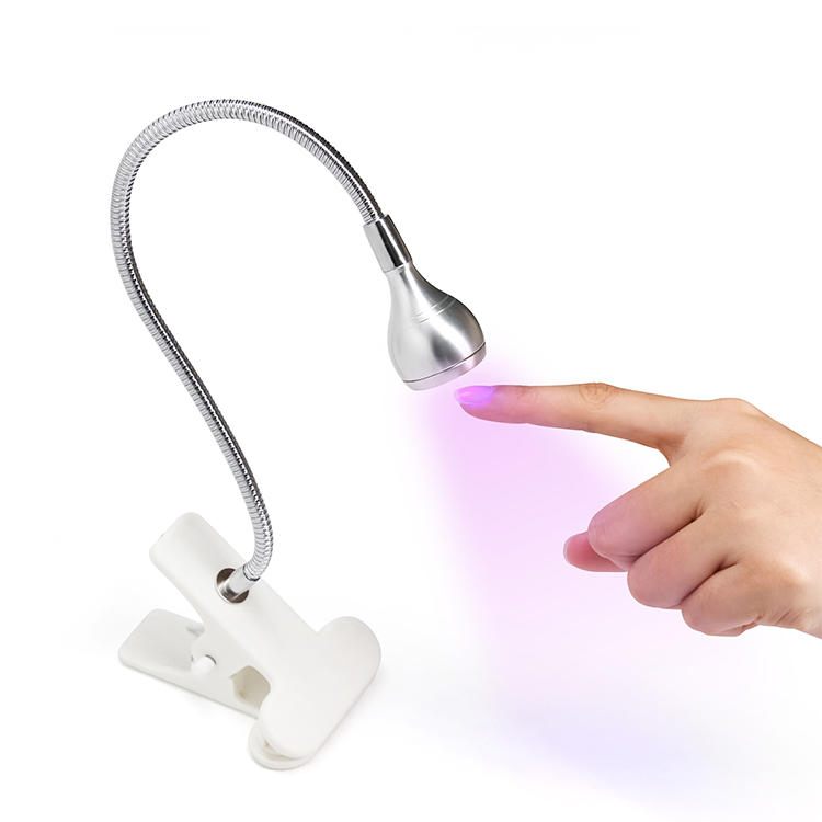 3W Portable One Finger Mini Nail Lamp UV LED Gel Polish Dryer with USB Plug