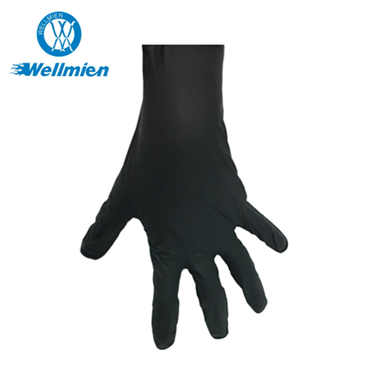 Titanfine Stock in USA Factory Price 3.5g Blue Latex-Free Powder Free Disposable Examination Exam Nitrile Gloves