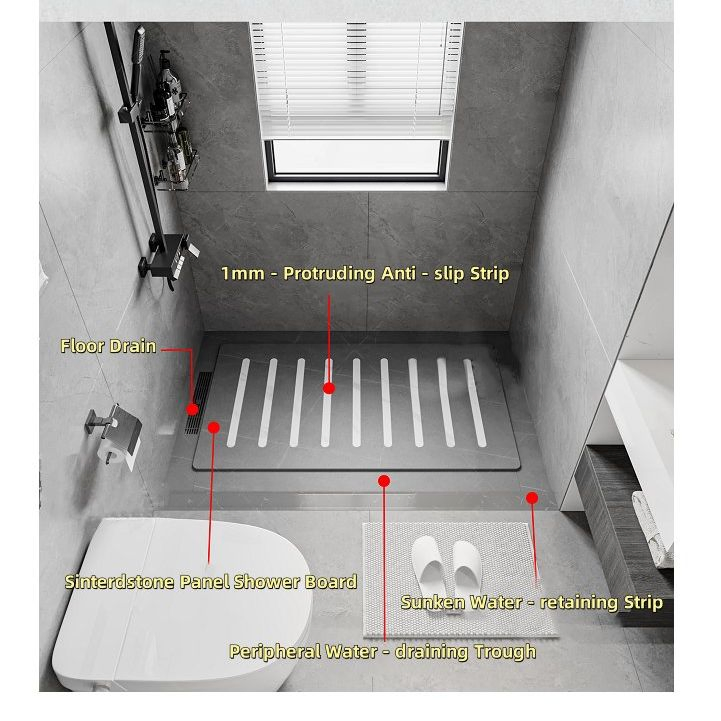 Stone Bathroom Bath Shower Panel/Tray/Base Receptor for Project