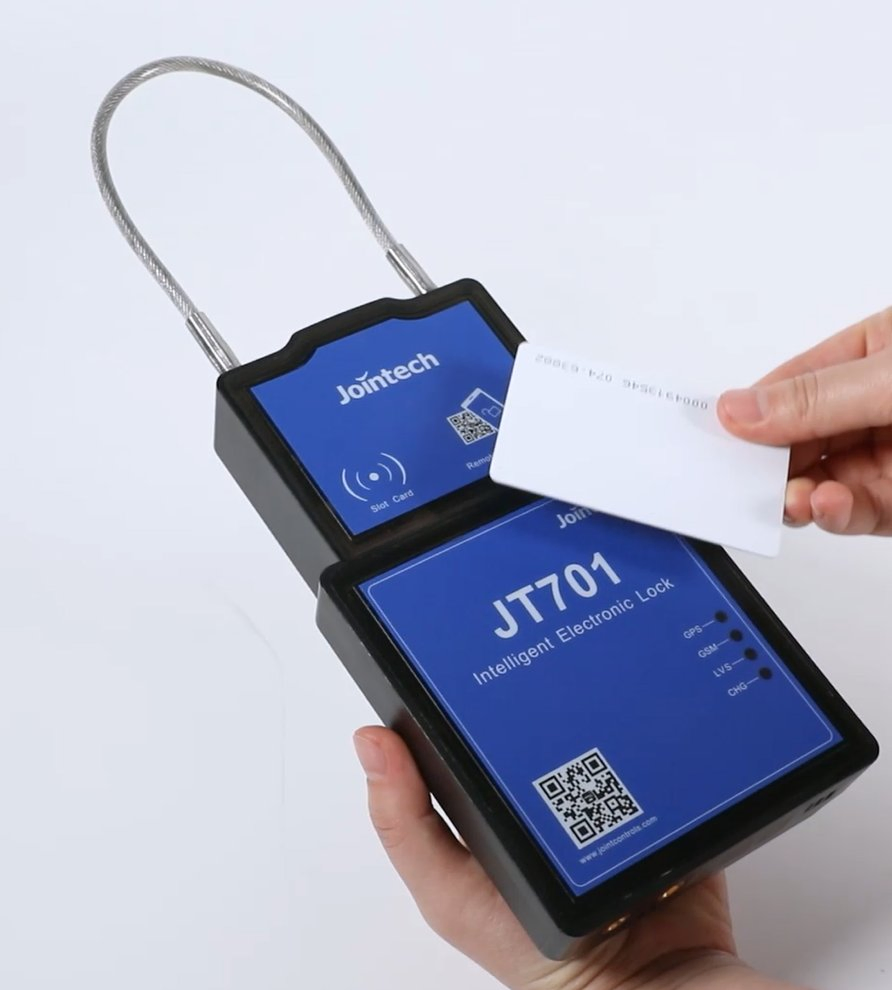 Jointech Jt701 Logistic Smart GPS Tracking Padlock Container E-Seal GPS Tracker Factory
