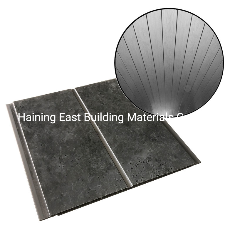 Grey Concrete Middle Groove with Silver Line