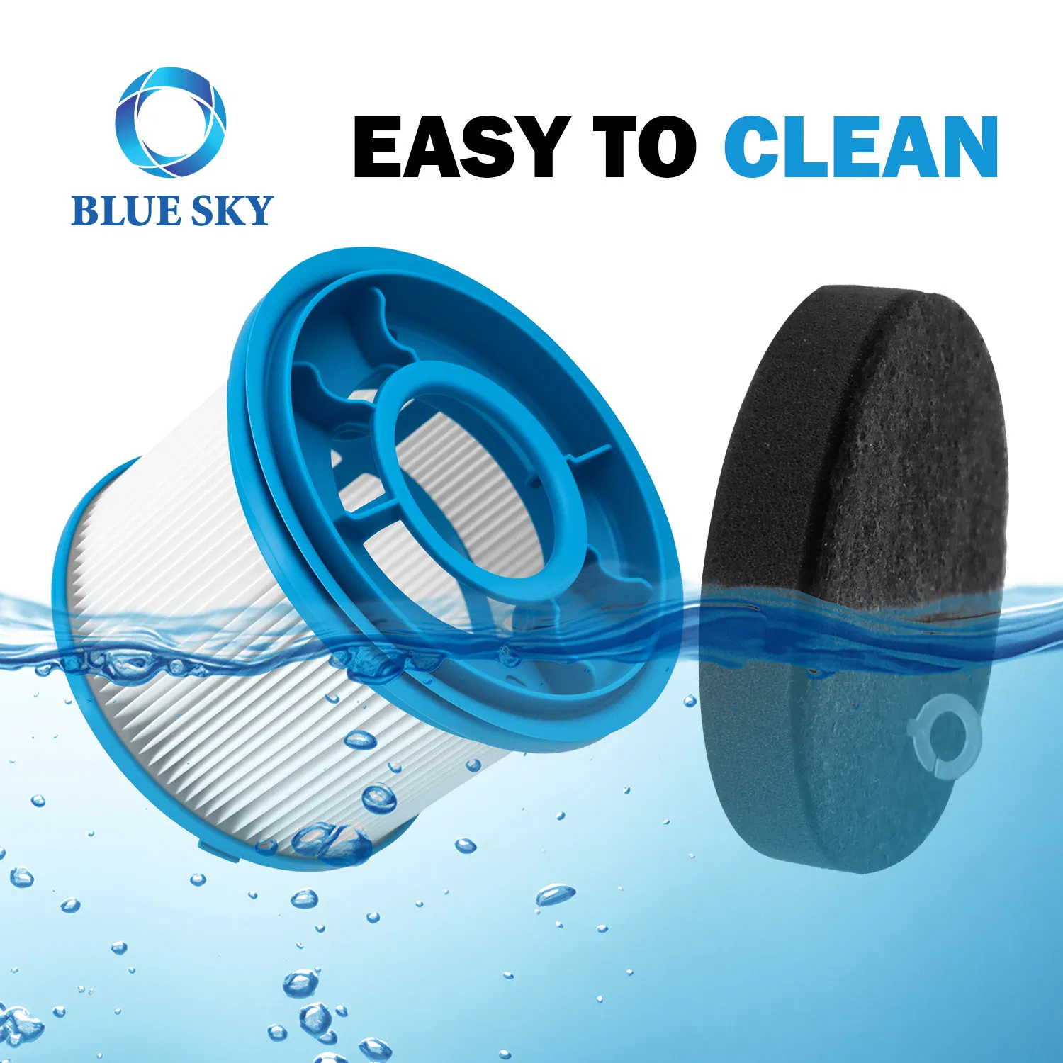 1646969 1646970 H13 HEPA & Pre Filter Pad Kit for Bissells Powerclean Furguard 280W 4039, 4051, 4052, 4205 Furfinder 200W 4052, 4026, 4031, 4137