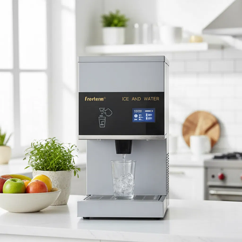 Hot Sell Easy to Clean Commercial Ice Maker with Storage Ice Dispenser