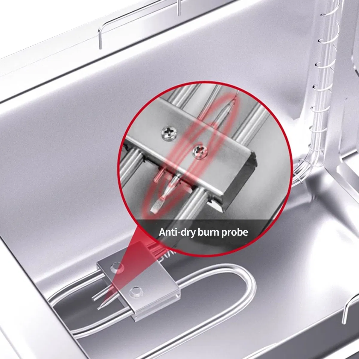 Table Top Electric Fryer with Lifting Function, Professional Catering Fryer