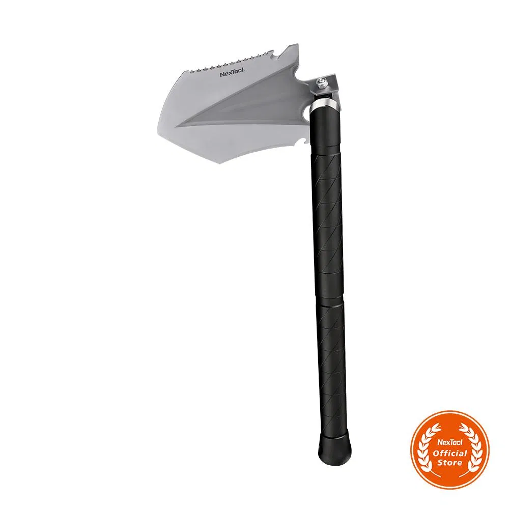 Nextool Wholesale HRC45 Hardness Survival Equipment Folding Shovel with Hoe