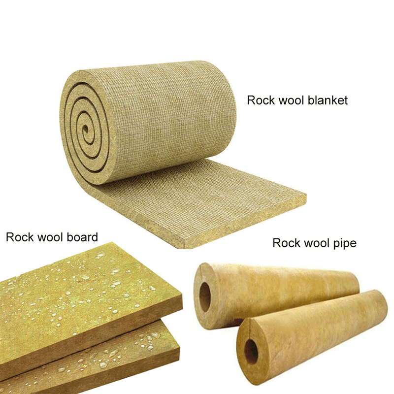 Sound Faced Stone Mineral Wool Batt Insulation Roll