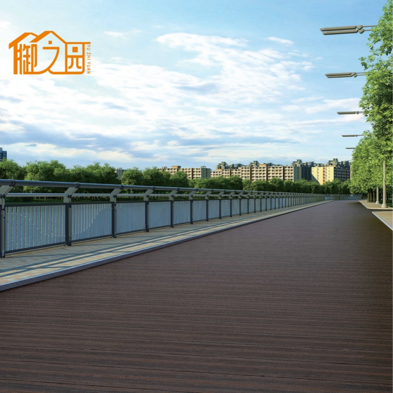 Eco-Friendly Outdoor Aluminum Decking Tiles 4th Generation TPV Easy Installation Garden Style