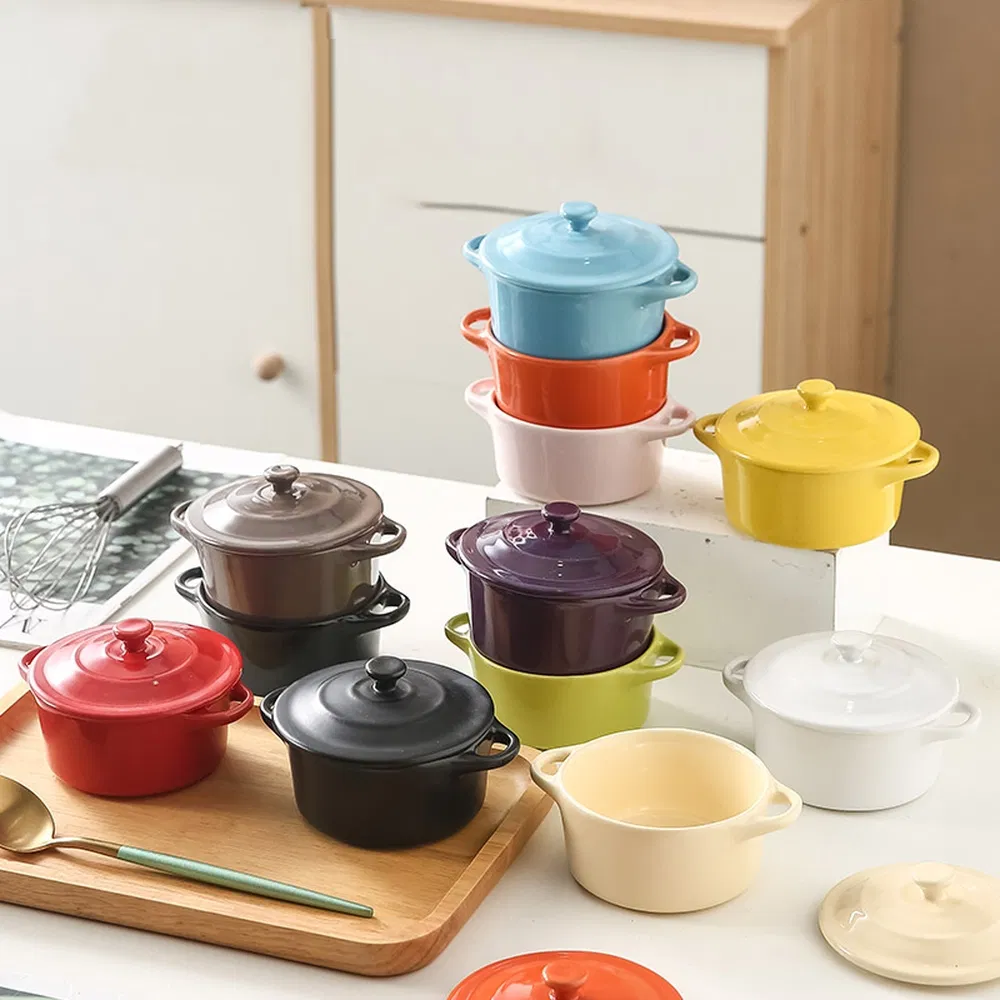 Convenient Convenient Restaurant Ceramic Soup Bowl for Cooking Process