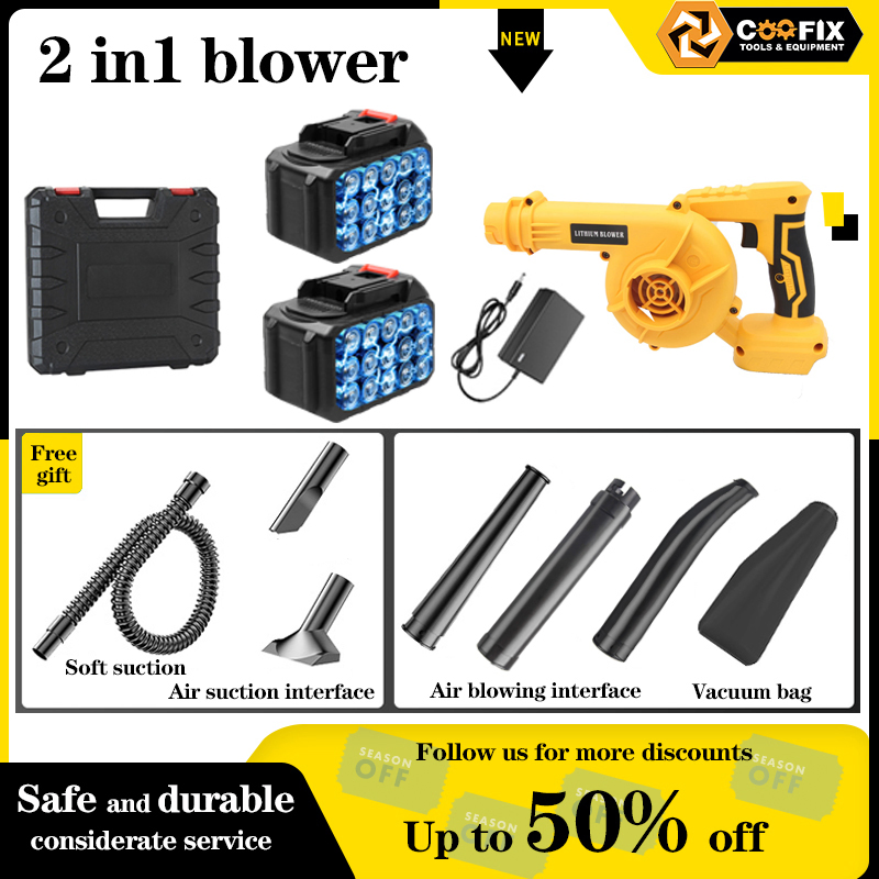 Powerful Cordless Leaf Blower for Quick Garden Cleanup