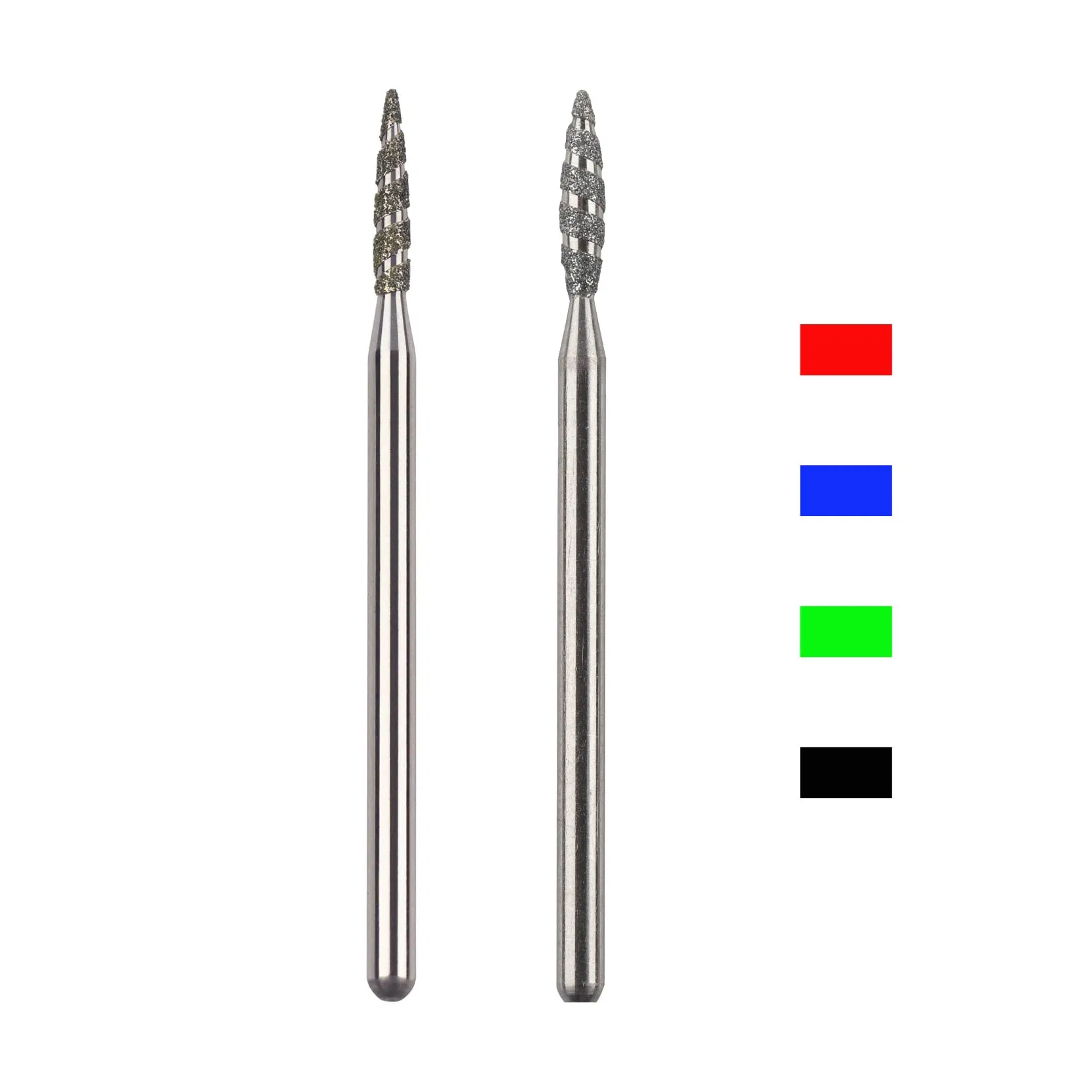 High Quality Nail Art Spiral Cross Cut Diamond Nail Beauty Drill Bit