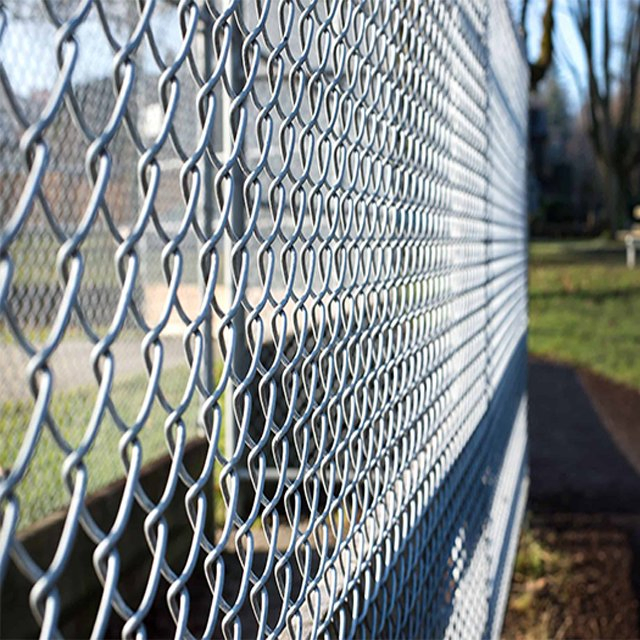Security Fence for School Playground & Soccer Field Outdoor PVC Coated Garden Galvanized Chain Link for Farm Use