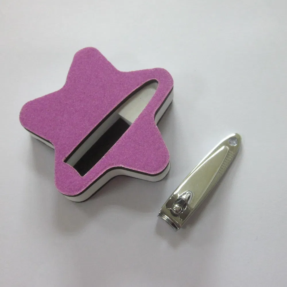 Small Nail Clipper Set with Star EVA Nail Buffer