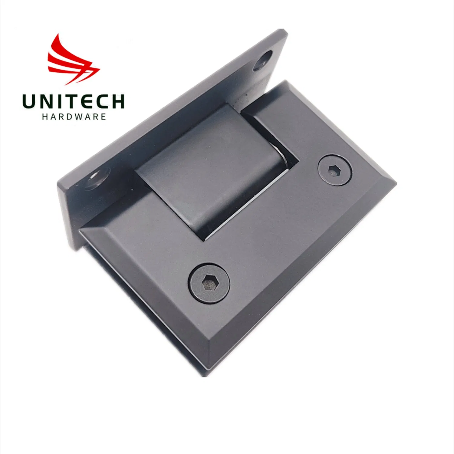 Black Color Stainless Steel Cabinet Shower Door Hinge Wall to Glass Clamp