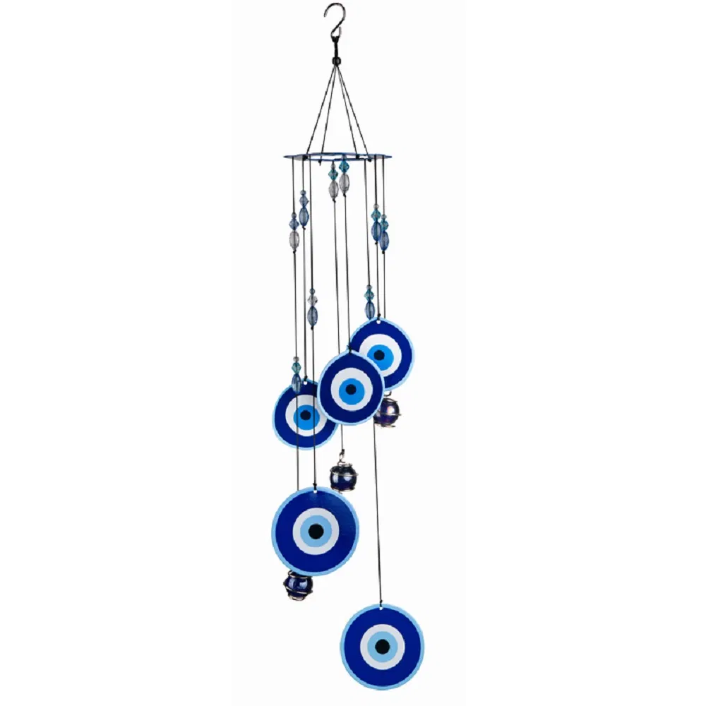 Wind Chime Decoration Alloy Indian Pattern Outdoor Hanging Ornament Wbb18088