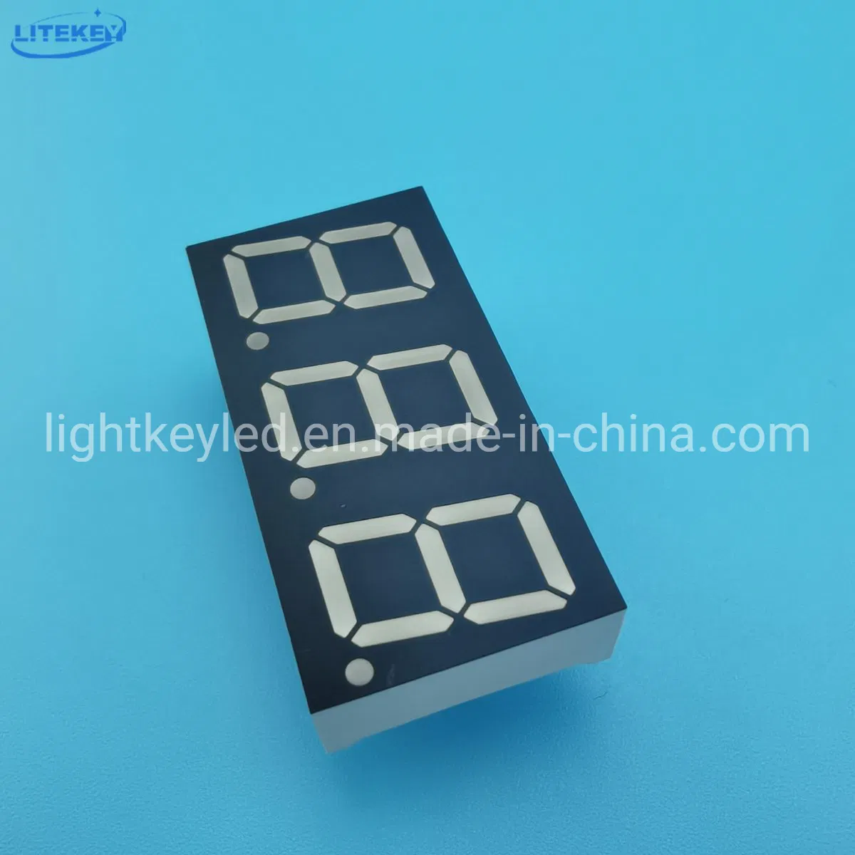 0.3 Inch 3 Digit 7 Segment LED Display with Sevn Segment and Dp